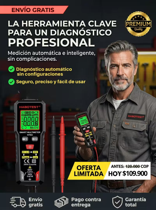 Multímetro Autorango  HABOTEST®