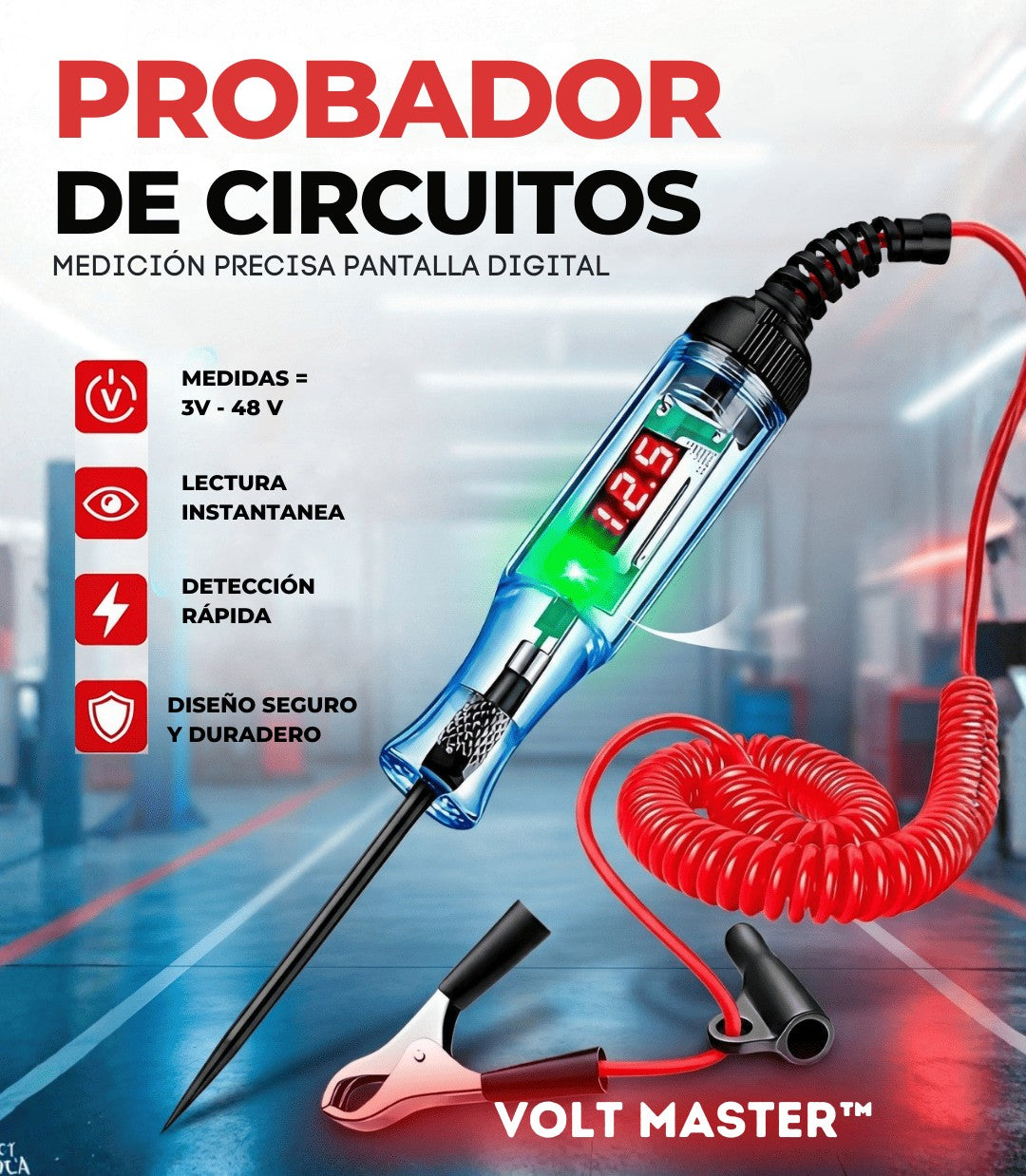 Probador de Corriente VOLT MASTER ®