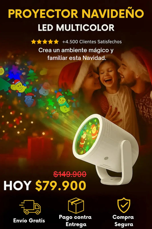 Proyector navideño